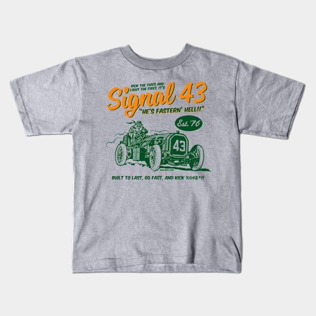 Signal 43: Fastern' Hell! Kids T-Shirt by Signal 43